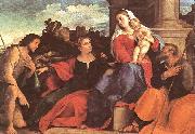 Palma Vecchio Sacred Conversation France oil painting artist